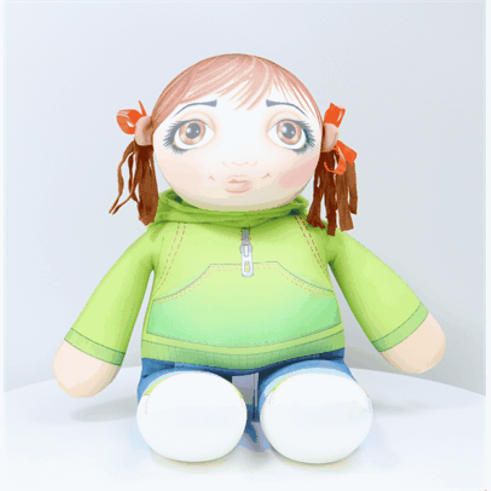 Антистрессовая игрушка Кукла Женя