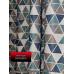 Портьера штора Ромб Блэкаут 200x250 бирюзовый-синий