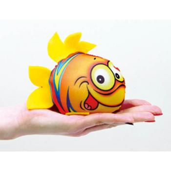 Игрушка-мочалка растущая в воде Рыбка оранжевая